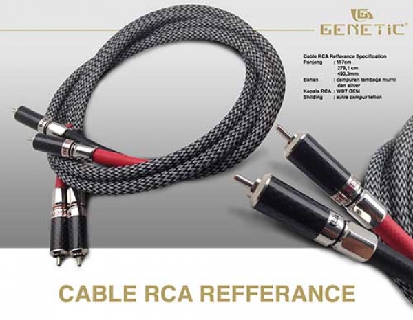 RCA CABLE SET REFERENCE GENETIC - COMBAT EQUIPMENT FOR UNLIMITED CLASSES